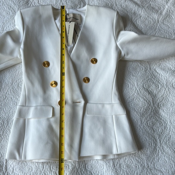 Alexandre vauthier sexy white blazer jacket 3K - Picture 10 of 17